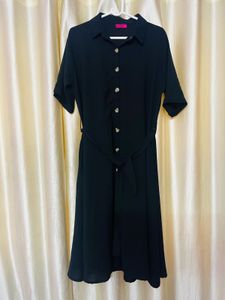 Black Collar Dress