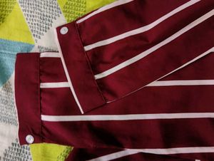 V Neck Red Shirt..