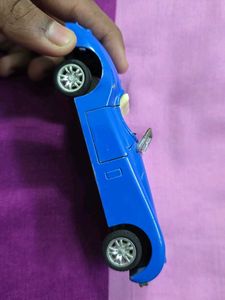 Blue Convertible Toy Car