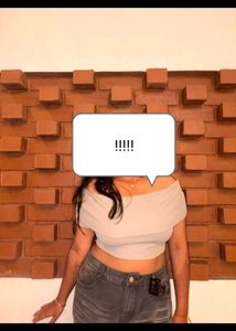 Off-Shoulder Crop Top