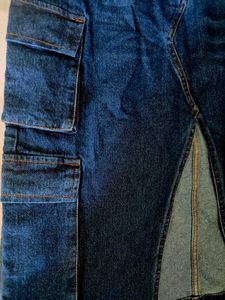Denim Cargo Skirt