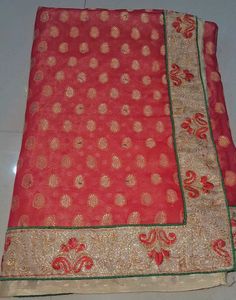 Elegant Pink &amp; Beige Saree