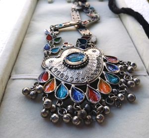 💥🆕️ Boho Colorful Meenakari Statement Necklace