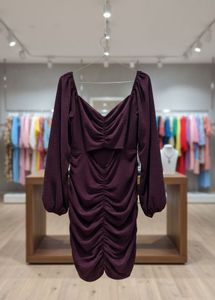 Burgundy Ruched Cutout Bodycon Dress