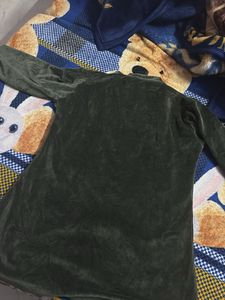 Embroidered Velvet coord set