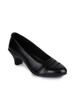 Black Block Heel Pumps