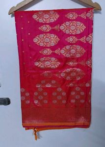 Silk Banarasi Pink Saree