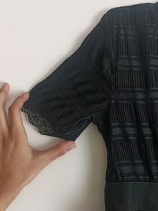 Black Flare Maxi Dress