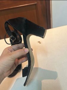 Black Ankle Strap Heels