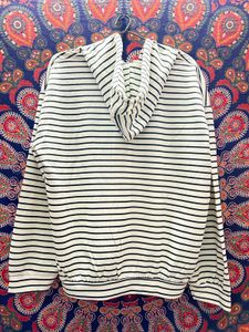 Striped Zip-Up Hoodie