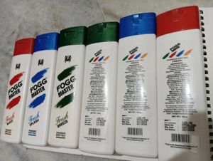 Fogg Master Body Talc 120g, 3 Fragrance