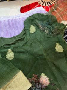 new organza suit party wear