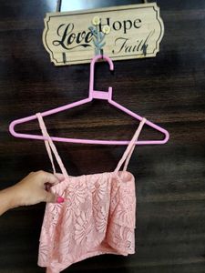 Lace Padded Cami Crop Top - Beach Wear ⛱️