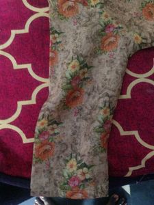 Floral Print Kurta