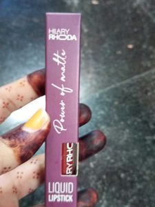 Hilary Rhoda Power of Matte Lipstick