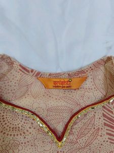 Floral Print Kurta