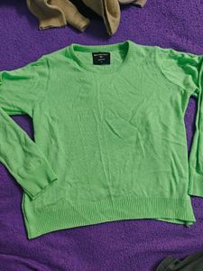 Green Knit Sweater