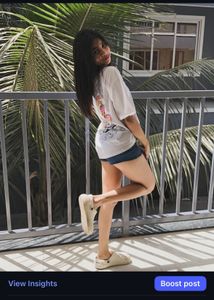 Denim High-Waisted Shorts