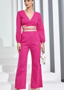 Hot Pink Cut Out Co Ords