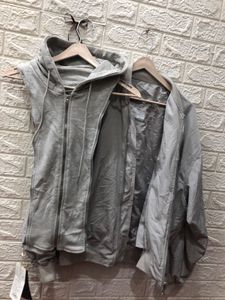 Gray Glitchez Zip-Up Hoodie