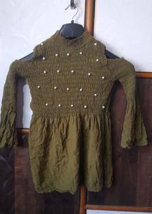 Olive Green Top
