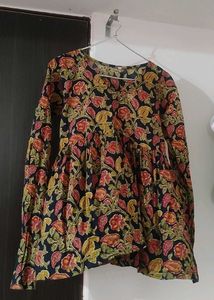 Beautiful Women Floral Peplum Top