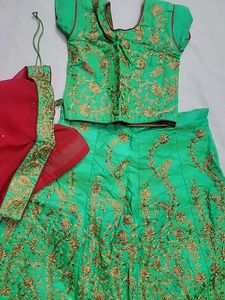 GREEN Lehenga