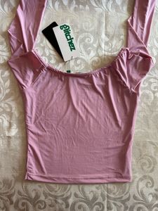Pink Long Sleeve Top