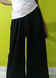 Flowy Black Palazzo Pants