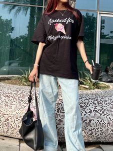 Graphic Print Black T-Shirt