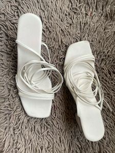 White Strappy Sandals