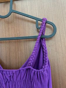 Pretty Purple Noodle Strap One Peice Perfect