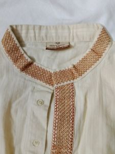 MANYAVAR cream Ethnic WEAR FOR MEN