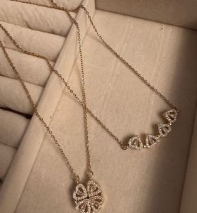 Flower Magnetic Necklace Anti-tarnish