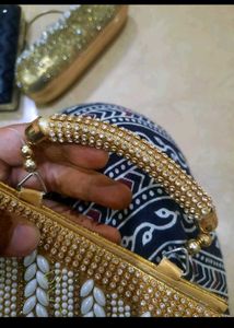 Elegant Beaded Clutch