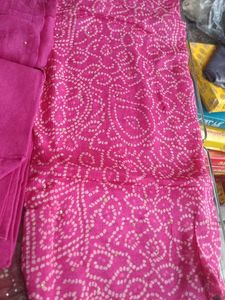 Pink Bandhani Salwar Kameez