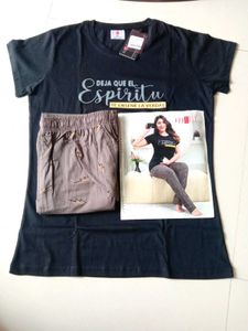 Best Nightsuit T-shirt With Track In Black.