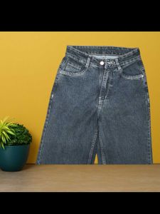 Women Grey Straight Size 26 (N-99)