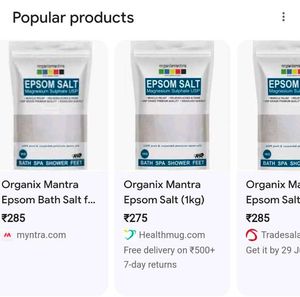 Epsom Salt / Magnesium Sulphate