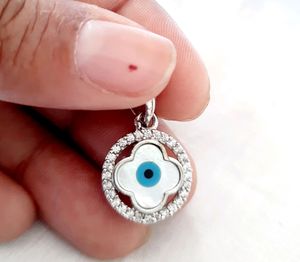 925 Silver Evil Eye Mop Pendant