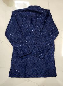 Navy Blue And Black Sequined Kurtas ✨