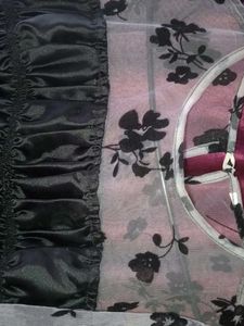 Floral Sheer Sleeve Top