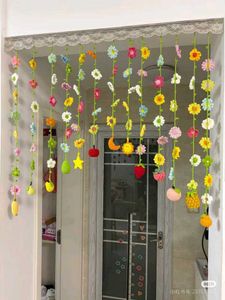 Crochet Flower Garland Curtain Dipawali Decoration