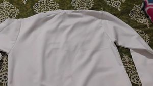 Dior-Inspired White Sweatshirt