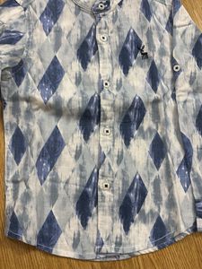 Boy&#39;s Patterned Casual Shirt