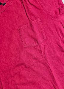 Red Embroidered tunic top