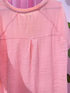 Peach gym Top