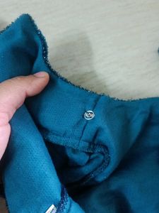 Elegant Blue Girls' Party Dress