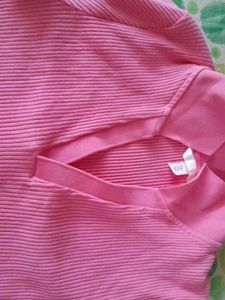 Pink Crop Top Young Girls