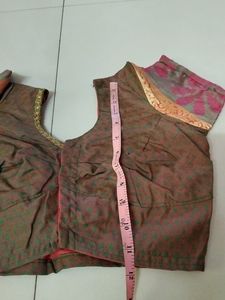 Light Orange Silk Cotton Saree...